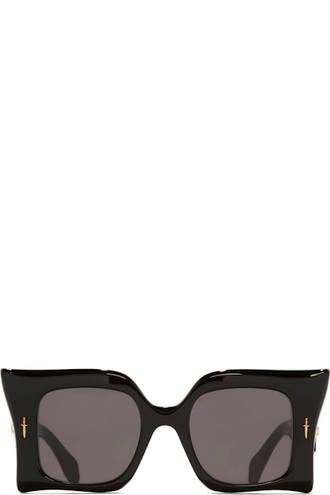 Cutler and Gross Eyewear for Women Cutler and Gross The Great Frog - Medusa - Black Sunglasses