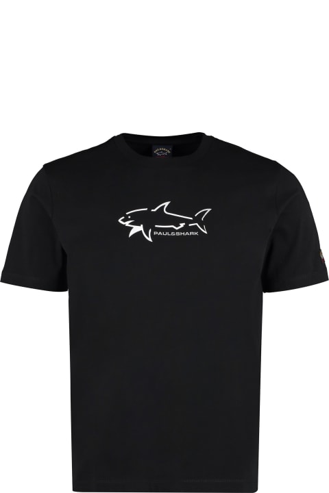 Paul&Shark for Men Paul&Shark Printed Cotton T-shirt