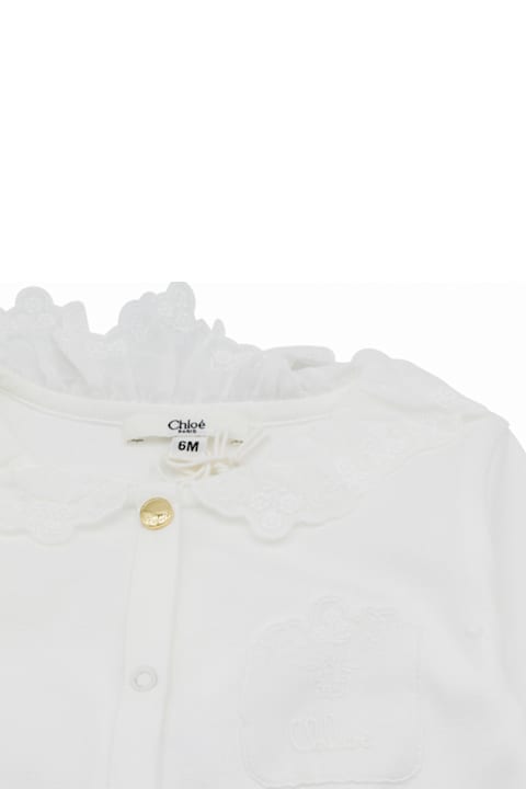 Chloé for Men Chloé White Cotton Nursery Set