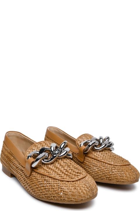 Casadei for Women Casadei 'hanoi' Natural Vegan Leather Loafers