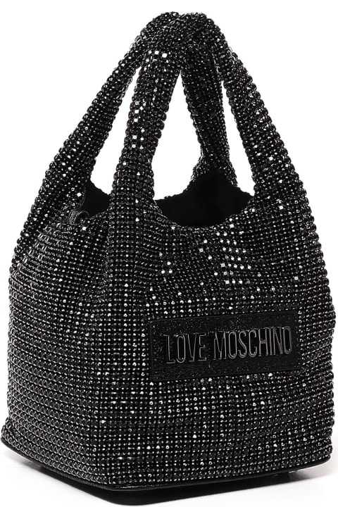 Love Moschino for Women Love Moschino Mini Bag With Sparkling Rhinestones