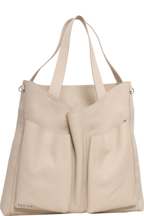 Shoulder Bags for Women Orciani Beige Handbag