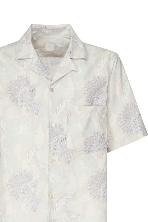 Eleventy Shirts for Men Eleventy Shirt With Paisley Print