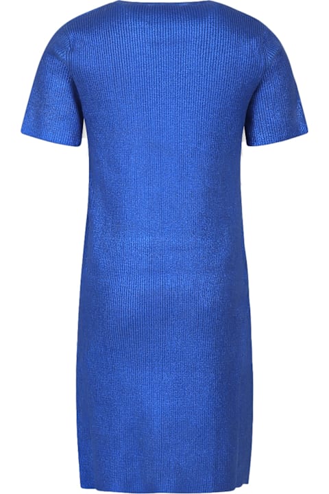 Homeware Diesel Blue Dress For Girl With Logo