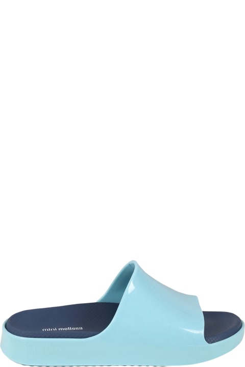 ガールズ シューズ Melissa Light Blue Sandals For Girl With Logo