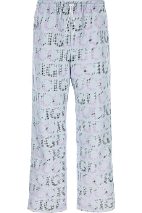 Gucci Pants for Men Gucci Printed Polyester Pant