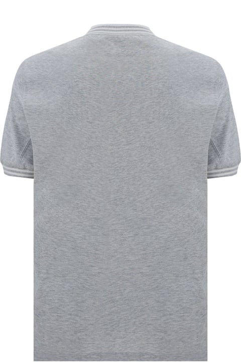 Brunello Cucinelli Clothing for Men Brunello Cucinelli Logo Printed Crewneck T-shirt