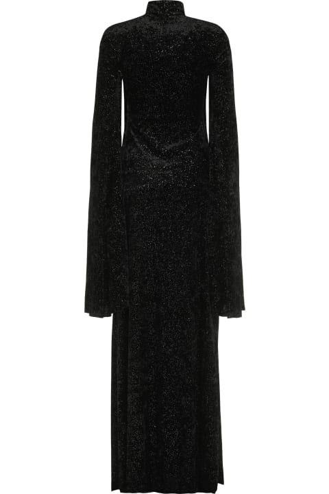 Balenciaga Dresses for Women Balenciaga Velvet Maxi Dress