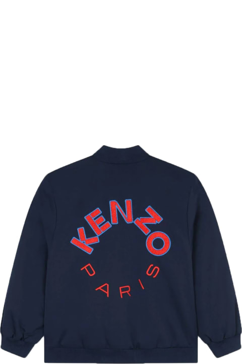 Fashion for Boys Kenzo Kids Jacket With Zip And Embroidery