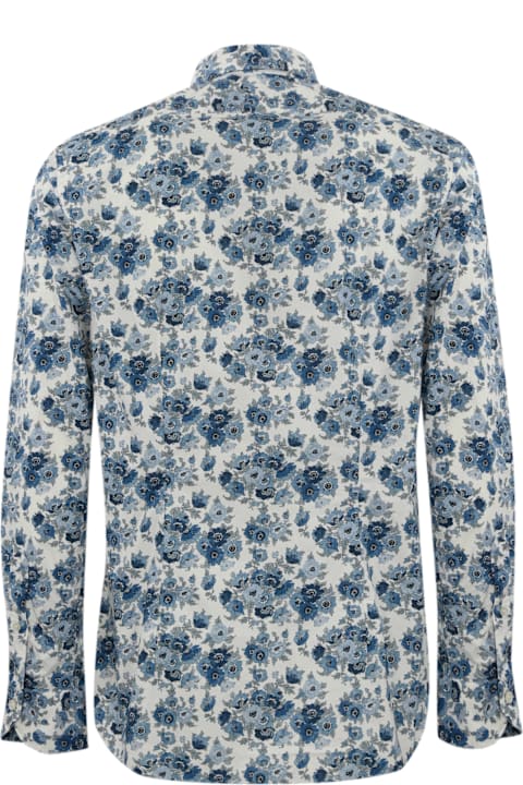 Xacus Shirts for Men Xacus Floral Cotton Shirt