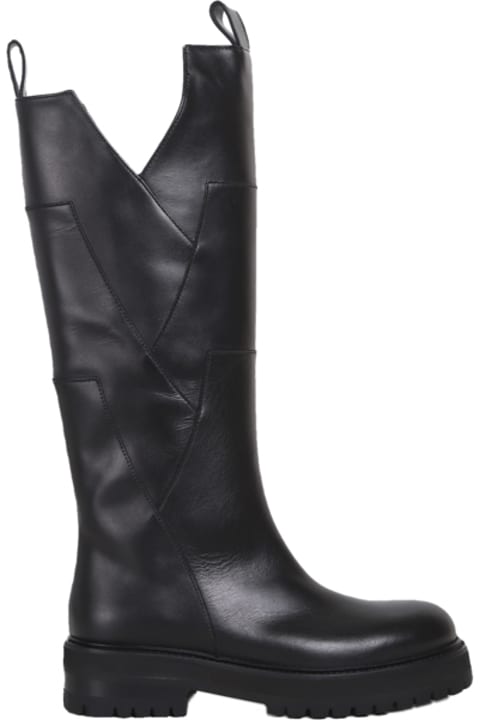 Dondup Boots for Women Dondup Leather Boot 'stivale'