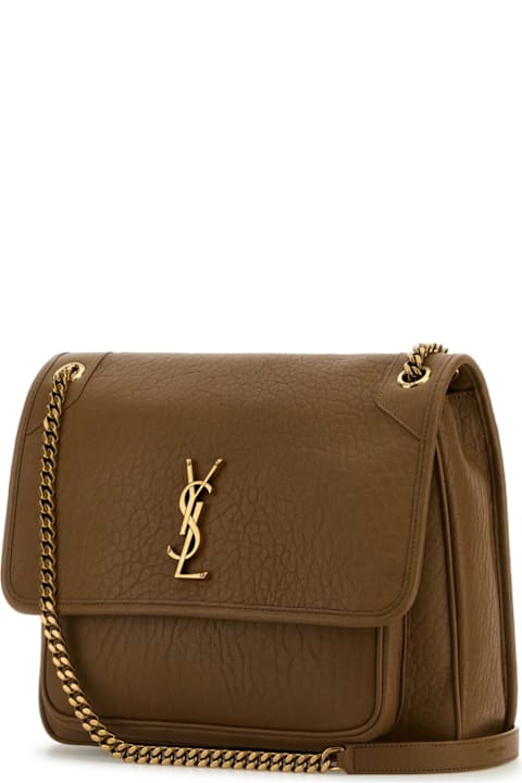 Homeware Saint Laurent Camel Leather Large Niki Bag