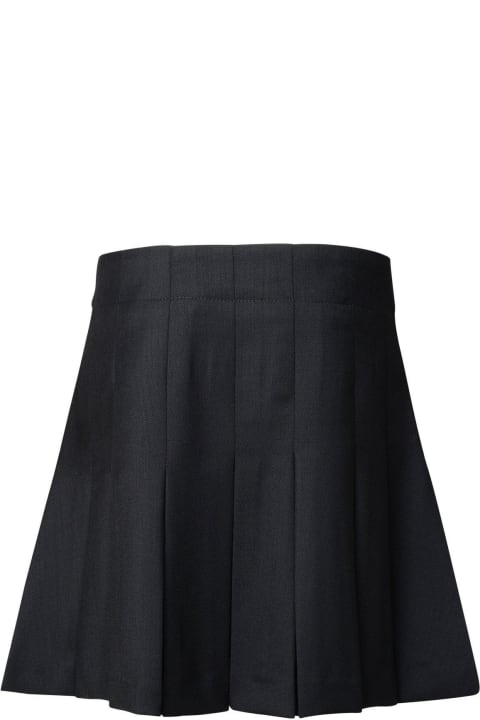 Bottoms for Boys Balmain Button Embellished Pleated Skirt