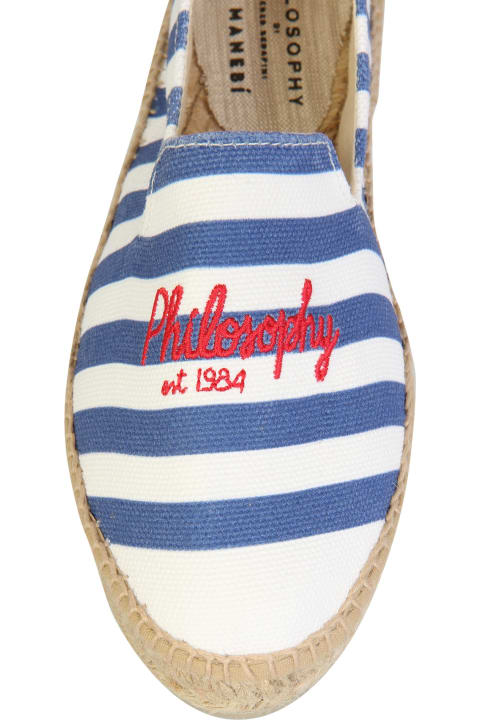Espadrilles With Embroidered Logo