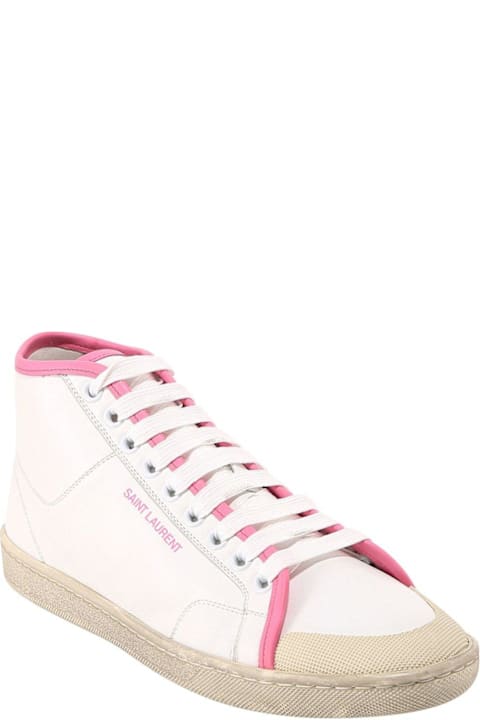 Saint Laurent Sneakers for Women Saint Laurent Logo Mid-top Sneakers