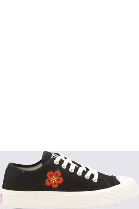 Kenzo لـ Women Kenzo Black Canvas Sneakers