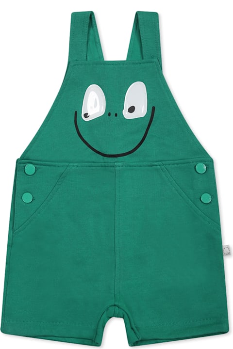 インテリア Stella McCartney Kids Green Dungarees For Baby Boy With Frog