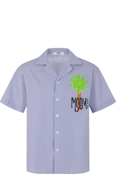 MSGM Shirts for Boys MSGM Striped Shirt