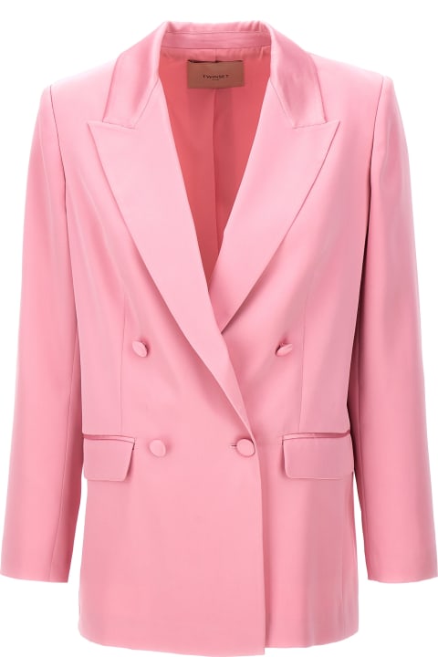 TwinSet Coats & Jackets for Women TwinSet Double-breasted Blazer