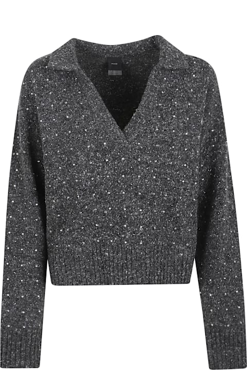 Pinko Nibani Polo Boucle Bottonato F