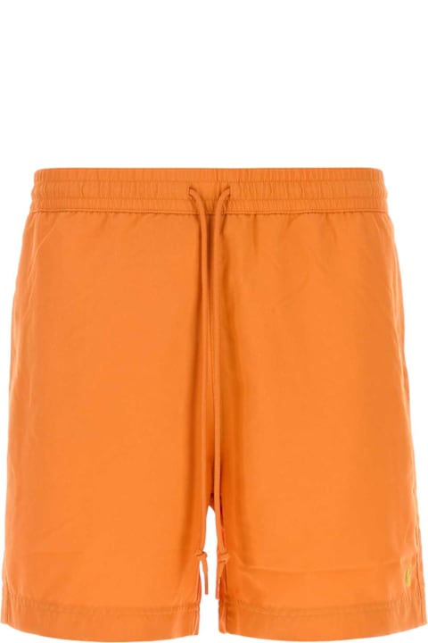ملابس سباحة لـ القسم الرجالي Carhartt Orange Polyester Chase Swim Trunks