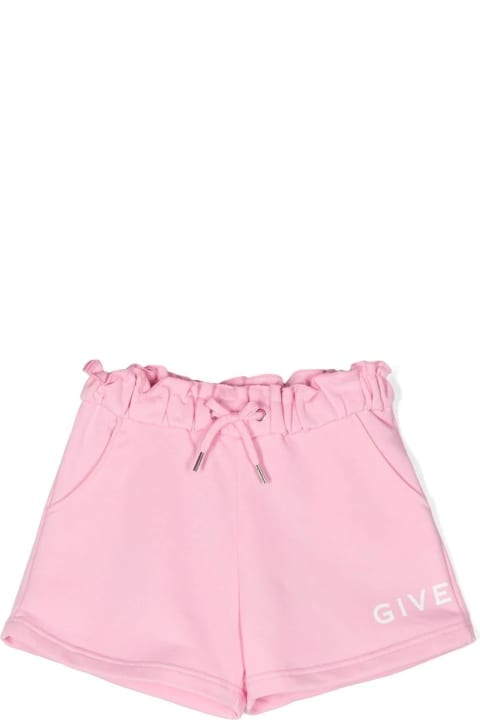 Givenchy for Girls Givenchy Givenchy Kids Shorts Pink