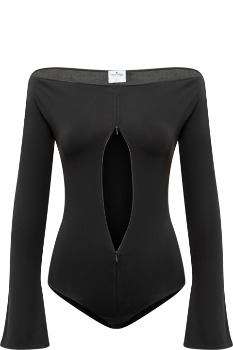 Fashion for Women Courrèges Crepe Jersey Bodysuit