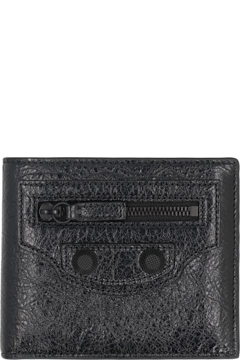 Balenciaga Accessories for Men Balenciaga Le Cagole Leather Flap-over Wallet