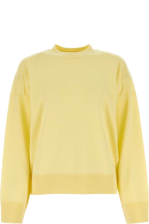 Fashion for Women Bottega Veneta Yellow Wool Oversize Sweater