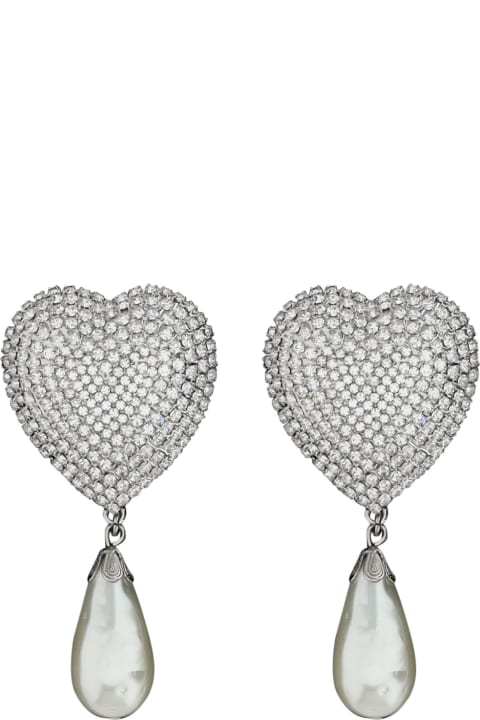 Jewelry for Women Alessandra Rich Heart Earrings