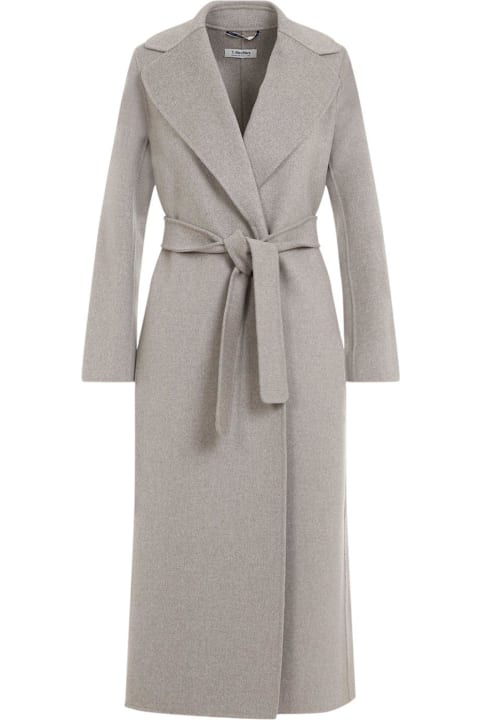 'S Max Mara Clothing for Women 'S Max Mara Belted Long-sleeved Coat