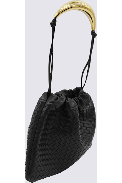 Homeware Bottega Veneta Black Leather Pouch