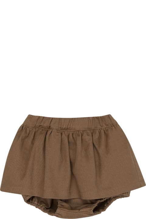 Bottoms for Baby Girls Douuod Mini Skirt With Elasticated Waist