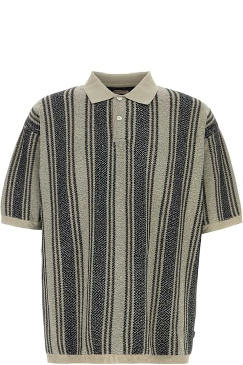 Nanamica لـ Kids Nanamica Embroidered Knit Polo Shirt