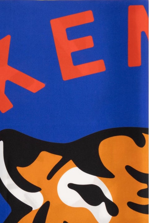 Kenzo Scarves & Wraps for Women Kenzo Logo Printed Scarf