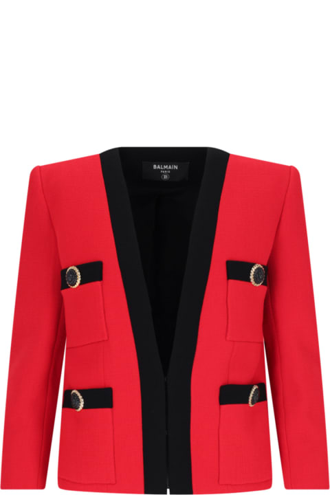 Balmain Coats & Jackets for Women Balmain Wool Jacket