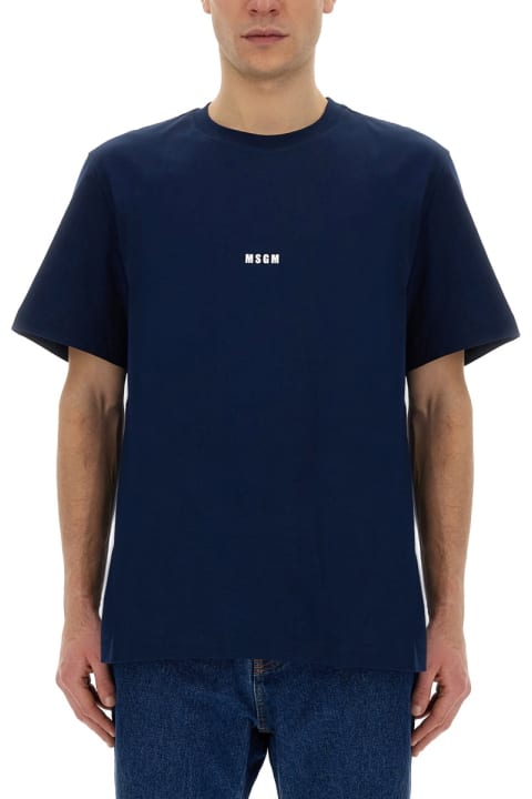 MSGM Topwear for Men MSGM T-shirt With Logo