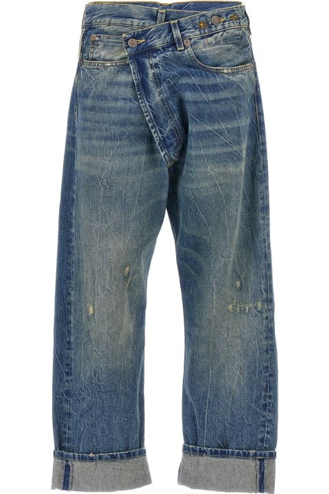 R13 for Men R13 'cross Over' Jeans