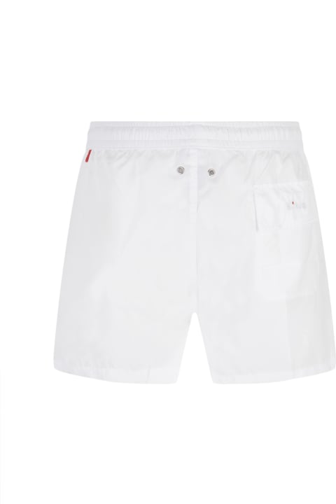 Swimwear for Men Kiton White Swim Shorts