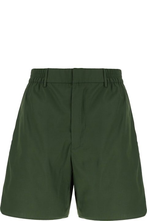 Fendi Pants for Women Fendi Cotton Bermuda Shorts