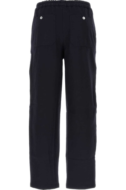Howlin Pants for Men Howlin Navy Blue Stretch Cotton Tropical Pant