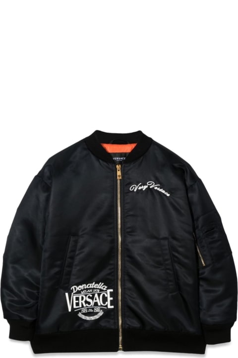 Homeware Versace Donatella Embroidery Bomber Jacket