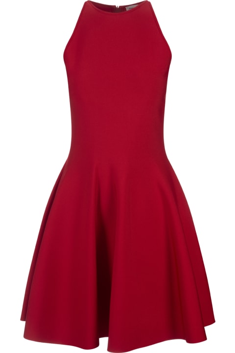 Fashion for Women Alexander McQueen Red Skater Mini Dress