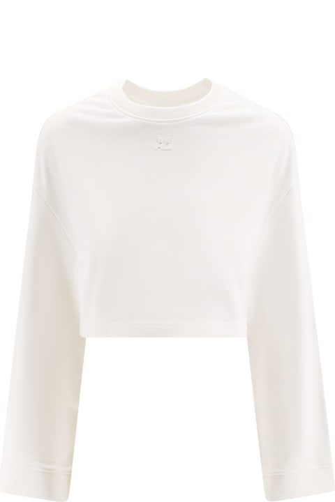 Courrèges Fleeces & Tracksuits for Women Courrèges Cropped Sweatshirt
