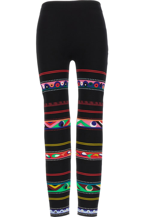 Pucci Pants & Shorts for Women Pucci Jacquard Patterned Leggings
