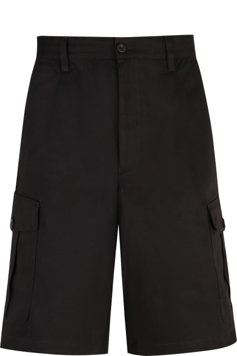 Emporio Armani Pants for Men Emporio Armani Cotton Cargo Bermuda Shorts