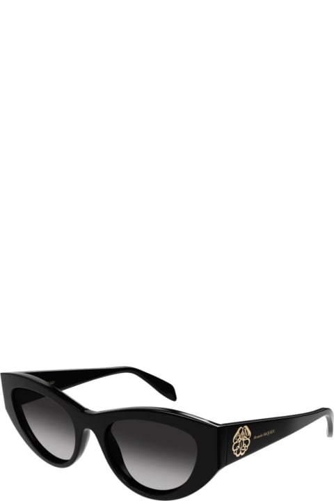ウィメンズ新着アイテム Alexander McQueen Eyewear AM0377s 001 Sunglasses