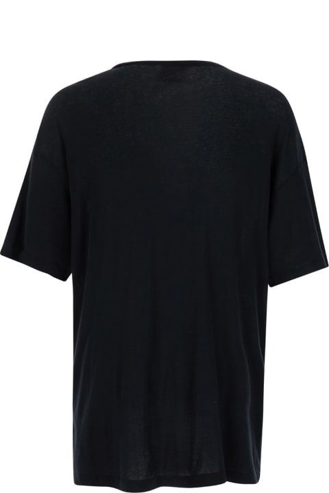 ERL for Men ERL Oversized Black T-shirt With Baby Print In Cotton Man