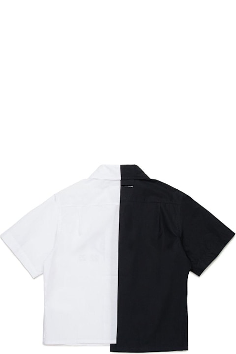 MM6 Maison Margiela Shirts for Boys MM6 Maison Margiela Colorblock Short-sleeved Shirt