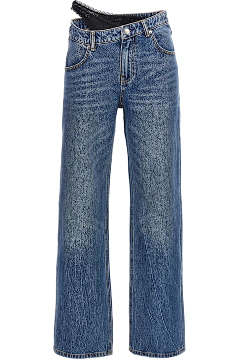 Homeware Alexander Wang Dip Side Lace Undie Jeans